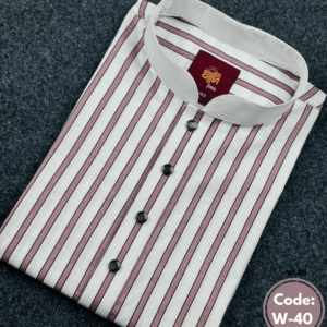 মিষ্টি কালার স্টাইপ পাঞ্জাবি(W-40)