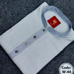 আকাশি স্টাইপ পাঞ্জাবি(W-44)