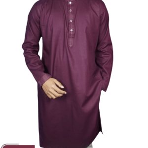 কন্ট্রাস্ট লিভার কালার পাঞ্জাবি - (W-63)